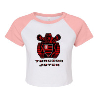 Camisa Do Flamengo Camisa De Torcida Mengo Blusa Flamengo Raglan Crop Top | Artistshot