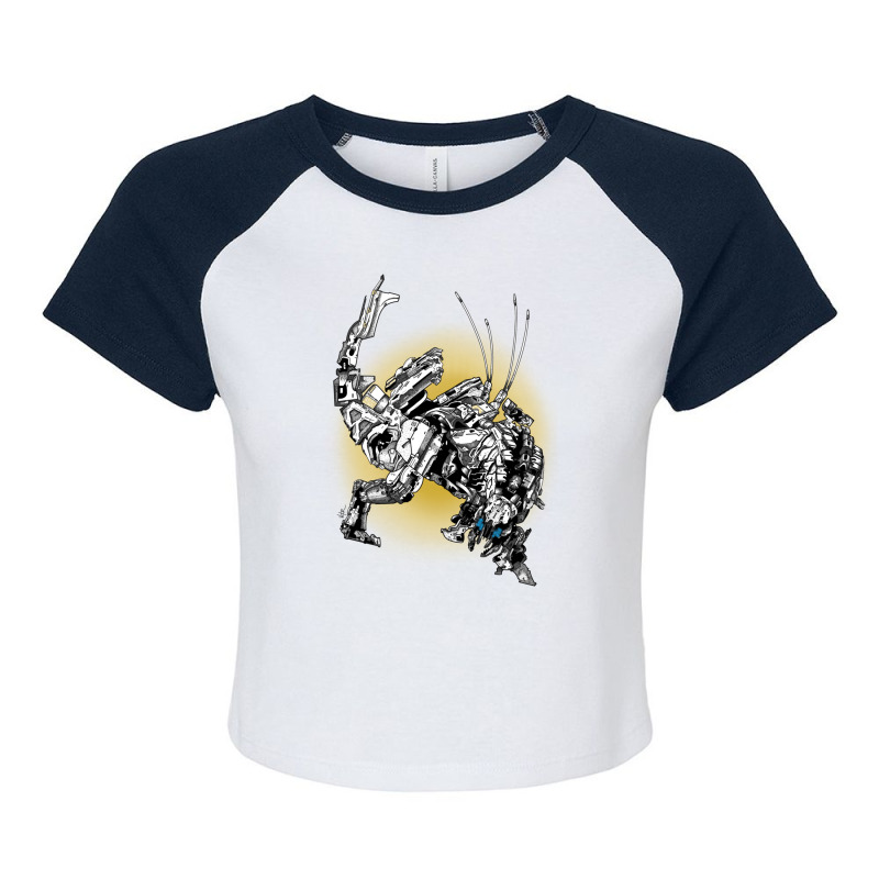 Thunderjaw Raglan Crop Top by RichardLopez | Artistshot