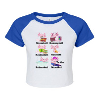 Snaxolotl Gamesolotl Readsolotl Funny Axolotl Girl Raglan Crop Top | Artistshot