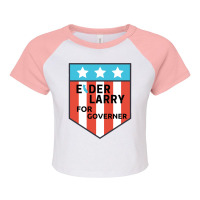 Larry Elder ! California Governor Raglan Crop Top | Artistshot