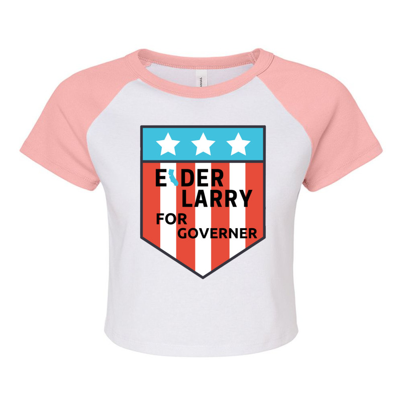 Larry Elder ! California Governor Raglan Crop Top by cm-arts | Artistshot