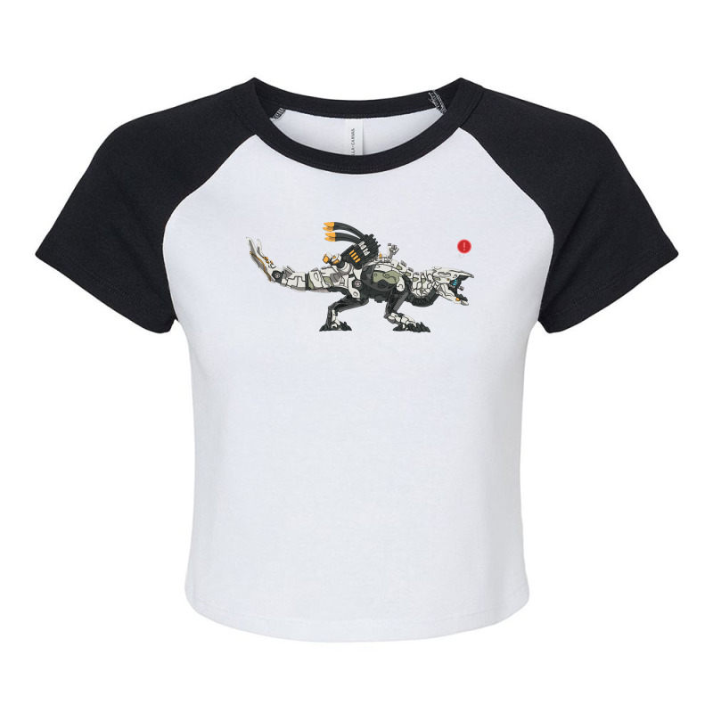 Thunderjaw Raglan Crop Top by KristieDavis | Artistshot