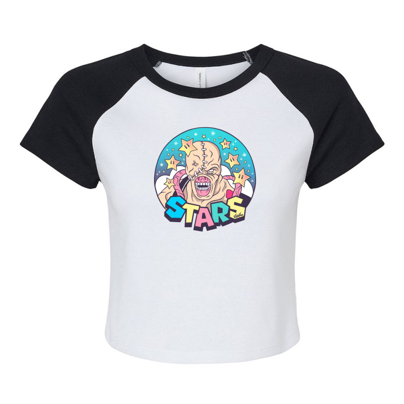 Nemesis - Stars Raglan Crop Top by AlmaWilliams | Artistshot