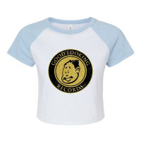 Good Looking Music Records Raglan Crop Top | Artistshot