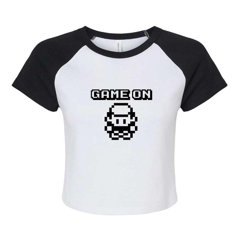 Game On (light) Raglan Crop Top by ShaneHess | Artistshot