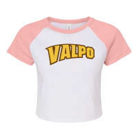 Valparaiso Crusaders Raglan Crop Top | Artistshot