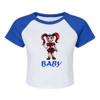 Sister Location Circus Ba Raglan Crop Top | Artistshot