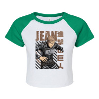 Shingeki No Kyojin Jean Kirstein Raglan Crop Top | Artistshot