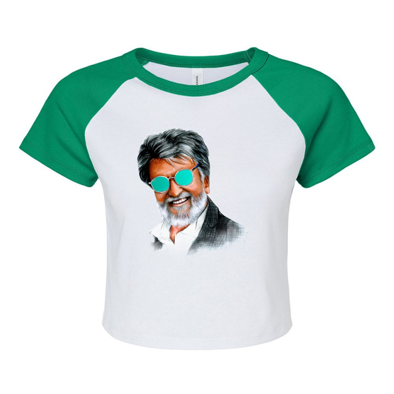 Rajinikanth Kabali Raglan Crop Top by STEVERAMER | Artistshot