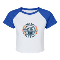 I Love Bessemer Alabama Retro Vintage Classic Limited Edition Raglan Crop Top | Artistshot