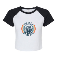 I Love Beverly Massachusetts Retro Vintage Classic Limited Edition Raglan Crop Top | Artistshot