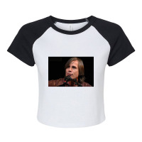 Jackson Browne 2 Metal Print Raglan Crop Top | Artistshot