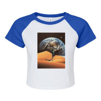 Isolation Planet 1 Raglan Crop Top | Artistshot