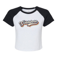 I Love Goldsboro City Usa Retro Vintage Raglan Crop Top | Artistshot