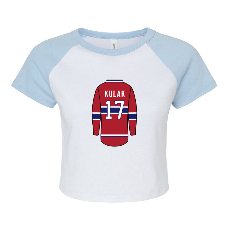 Brett Kulak Jersey 1 Raglan Crop Top by JennaEdwards | Artistshot