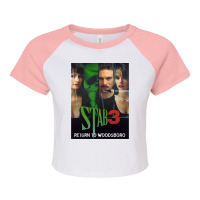 Scream 3 Scream 3 Horror Movie Film Raglan Crop Top | Artistshot