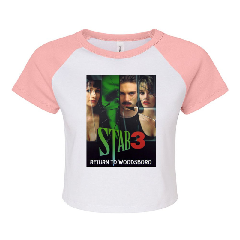 Scream 3 Scream 3 Horror Movie Film Raglan Crop Top by cm-arts | Artistshot