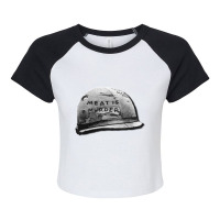 Meat Is Murder Raglan Crop Top | Artistshot