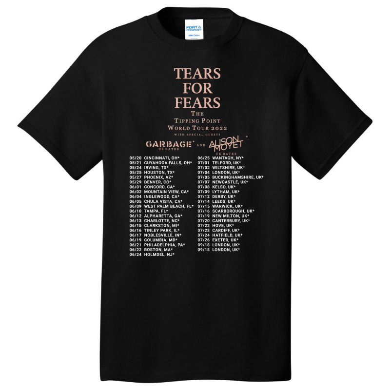 Tears For Fears Basic T-shirt by shinkengold | Artistshot