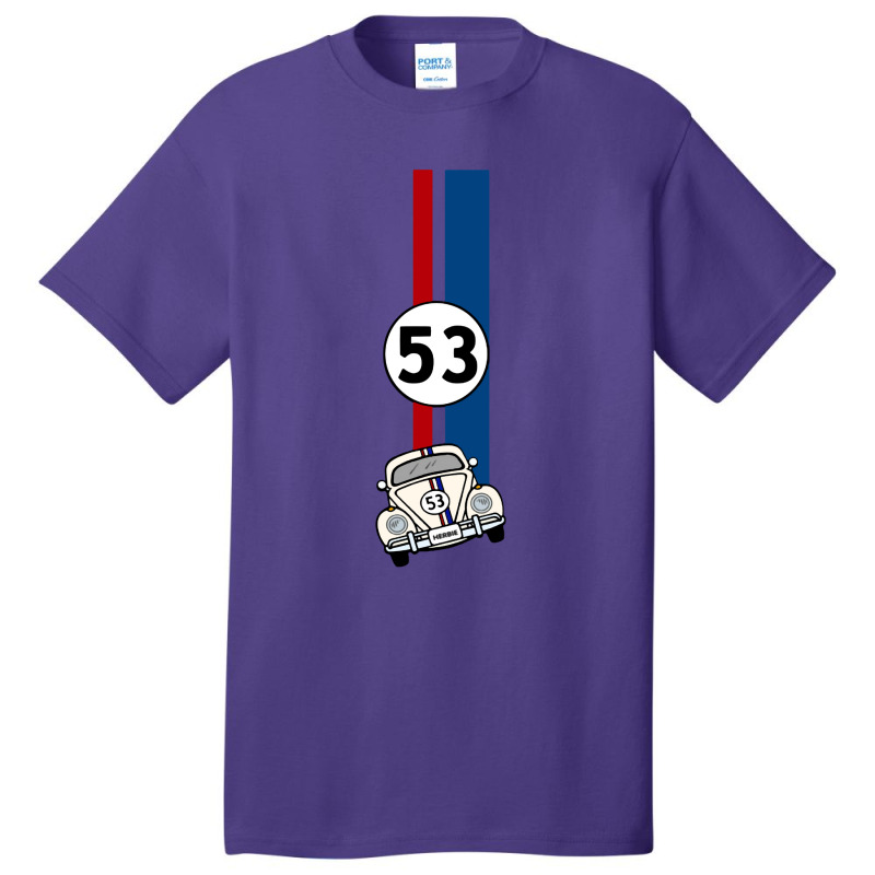 Herbie Vintage Look 53 Car Race Number Basic T-shirt by BanglaArt | Artistshot