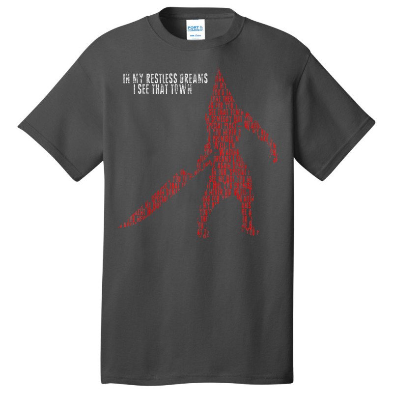 In My Restless Dreams I See That Town Pyramid Head Monster T Shirt Basic T-shirt | Artistshot