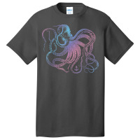 Octopus Shirt Cool Vintage Marine Biologist Ocean Sea Life 1 T Shirt Basic T-shirt | Artistshot