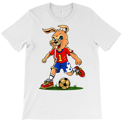 Soccer Bunny T Shirt T-shirt Designed By Suarez Greenantonia