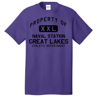 Property Of Naval Station Great Lakes Athletic Department T Shirt Basic T-shirt | Artistshot