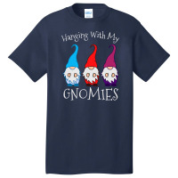 Hanging With My Gnomies Nordic Santa Gnome Christmas Pajama T Shirt Co Basic T-shirt | Artistshot