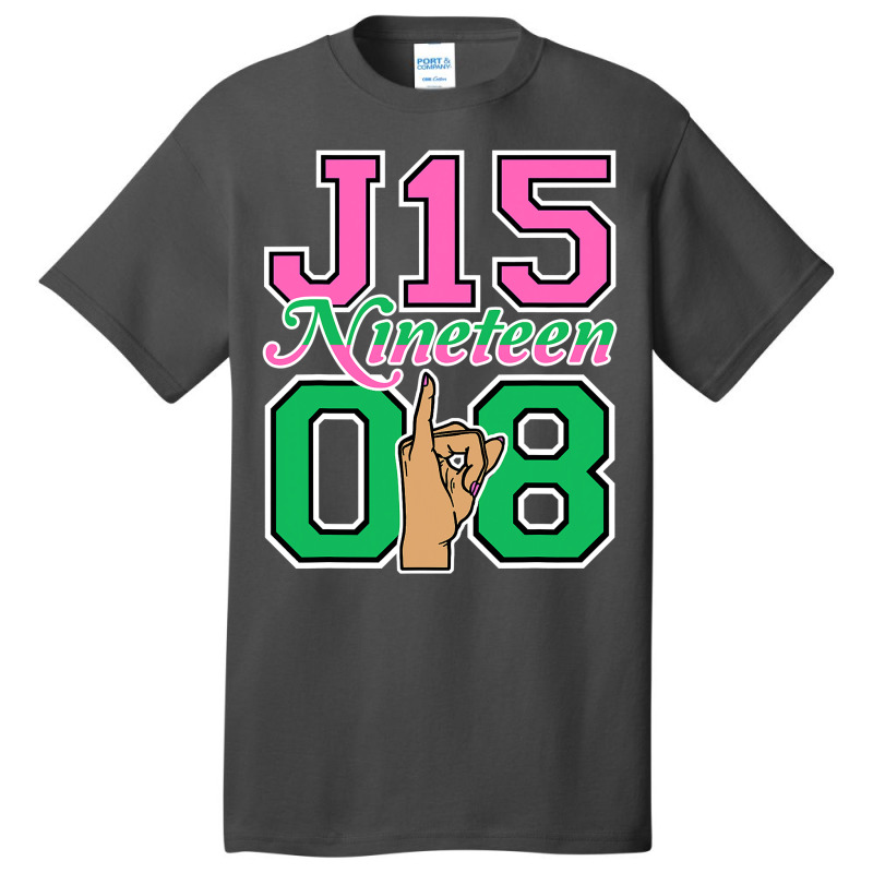 J15 Nineteen 08 Founder's Day Aka Women Hand Sign Basic T-shirt | Artistshot