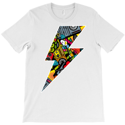 Stylish Lightning Bolt Design Pullover Hoodie T-shirt Designed By Suarez Greenantonia