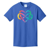 Low Poly Polyamory Rainbow Infinite Heart Lgbtqia Pride Tank Top Basic Youth T-shirt | Artistshot