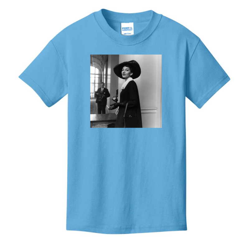 Maria Callas Basic Youth T-shirt by sonoswick | Artistshot