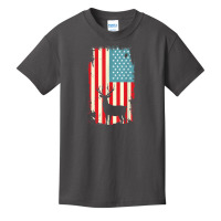 American Deer Hunter Patriotic T Shirt For Men Women Basic Youth T-shirt | Artistshot