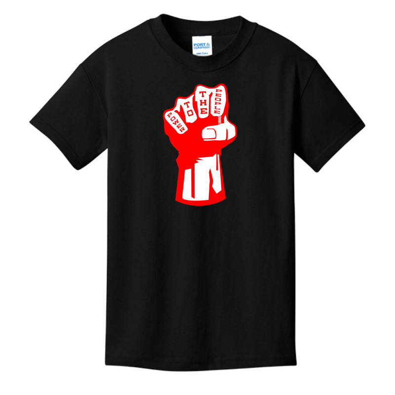 Power To The People Basic Youth T-shirt by bungadaun | Artistshot