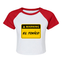 El Toxico   Toxic Latino Premium T Shirt Raglan Crop Top | Artistshot