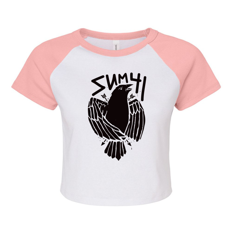 Sum41 Raglan Crop Top by cm-arts | Artistshot