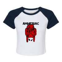 Amnesiac Best Album Raglan Crop Top | Artistshot