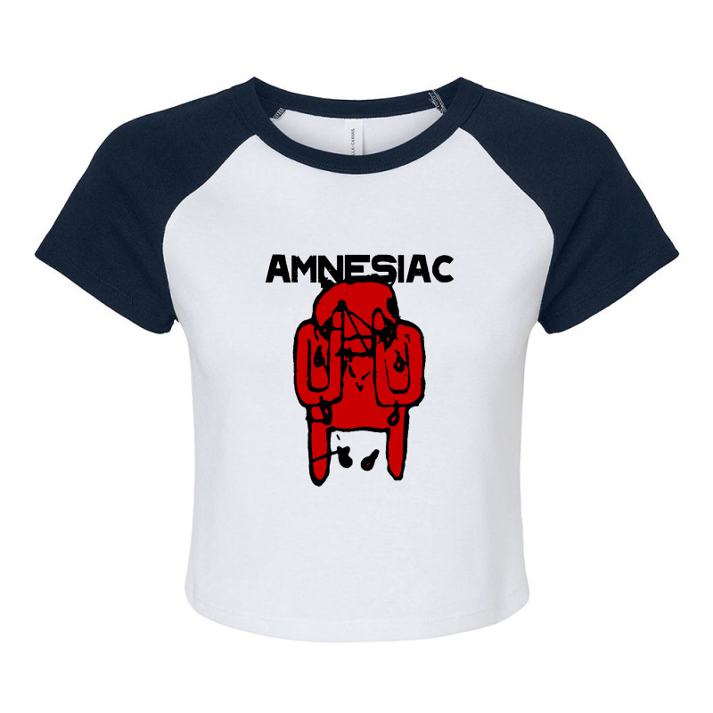 Amnesiac Best Album Raglan Crop Top by xixi samuello | Artistshot