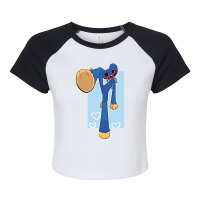 Huggy Wuggy Poppy Playtime Chapter 2 Raglan Crop Top | Artistshot