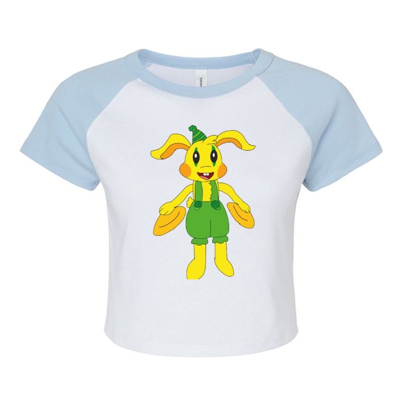 Poppy Playtime Chapter 2 Bunzo The Bunny Raglan Crop Top by MOSESWOODS | Artistshot