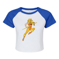 Womens Thundercats Cheetara Portrait V Neck T Shirt Raglan Crop Top | Artistshot