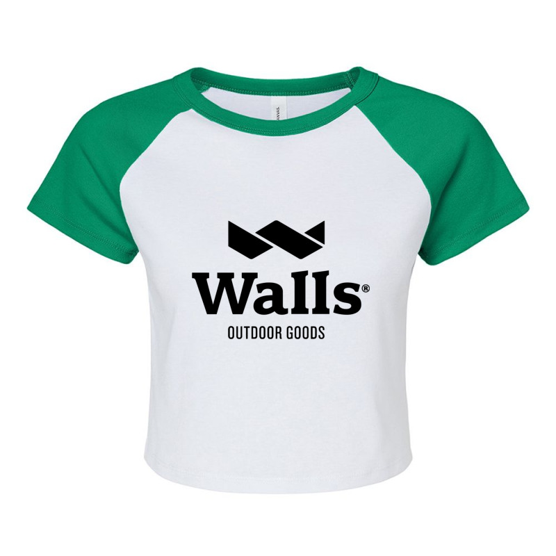 Get The Job Done With Outdoor Good Walls Raglan Crop Top by cm-arts | Artistshot