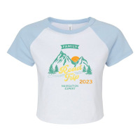 Fun Matching Family Road Trip 2023   Navigation Expert T Shirt Raglan Crop Top | Artistshot