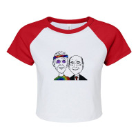 Bill Walton Dick Vitale Basketball Guys Raglan Crop Top | Artistshot