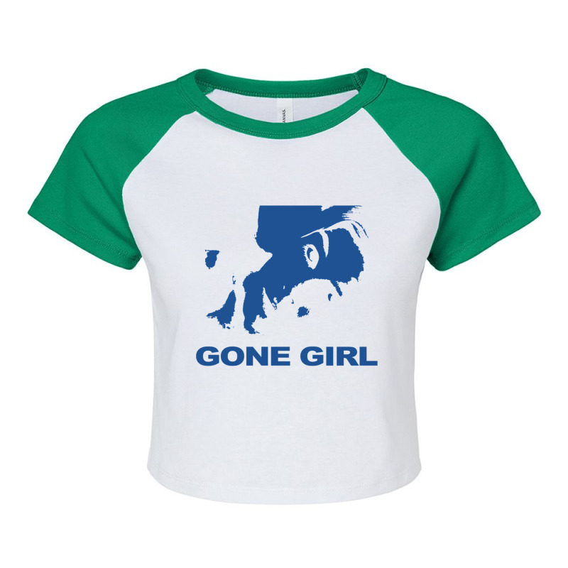 Gone  Screenprint Style Raglan Crop Top by cm-arts | Artistshot