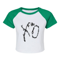 X O Merch Raglan Crop Top | Artistshot