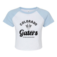 Colorado Gatersquot  Sg1 Varsity Premium Raglan Crop Top | Artistshot