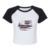 Mq 4c Triton T Shirt  Combat Veteran Veterans Day T Shirt Raglan Crop Top | Artistshot