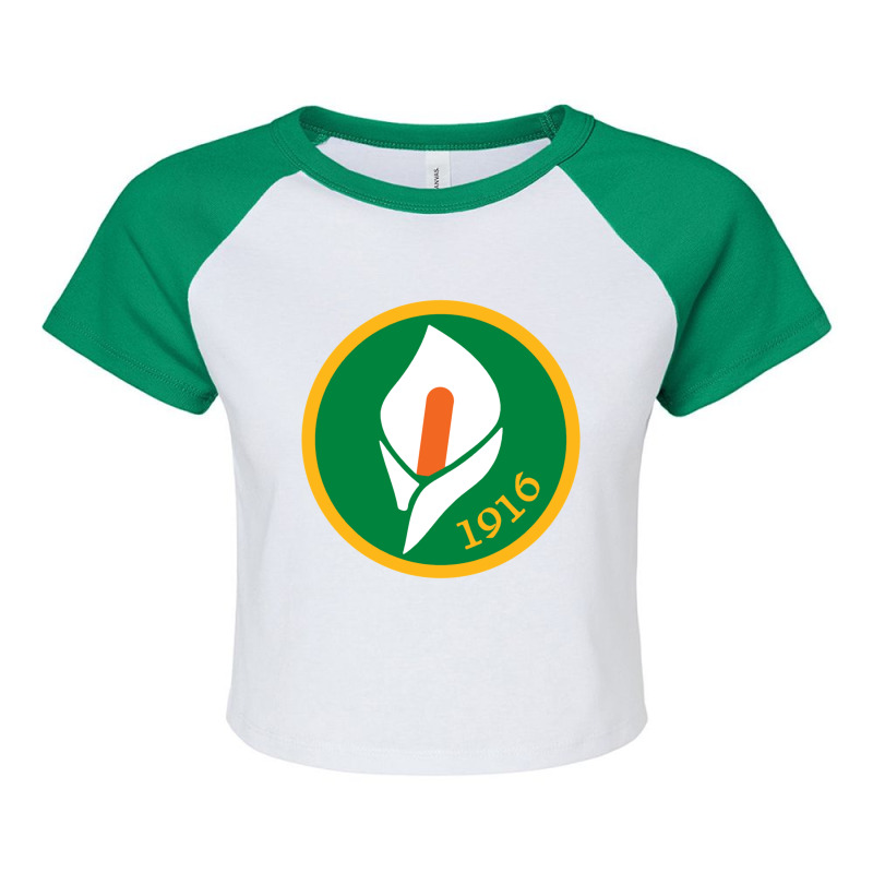 Easter Rising  1916  Easter Lily Raglan Crop Top | Artistshot